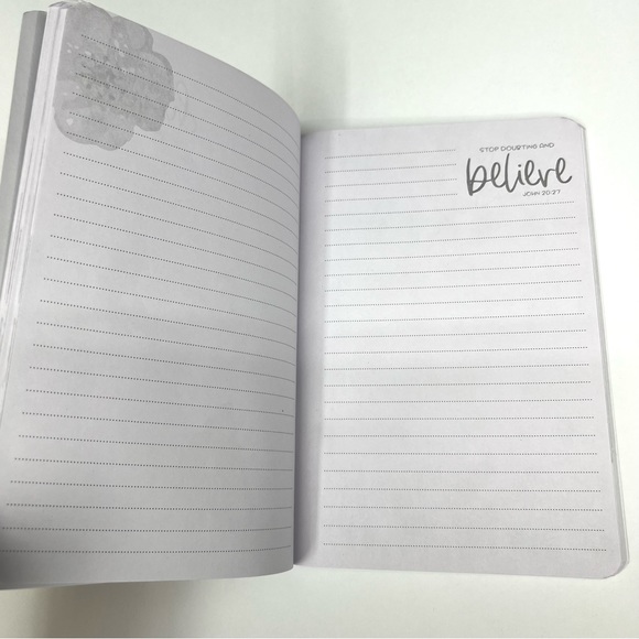 STOP DOUBTING AND BELIEVE Lined Journal Floral - Picture 11 of 15